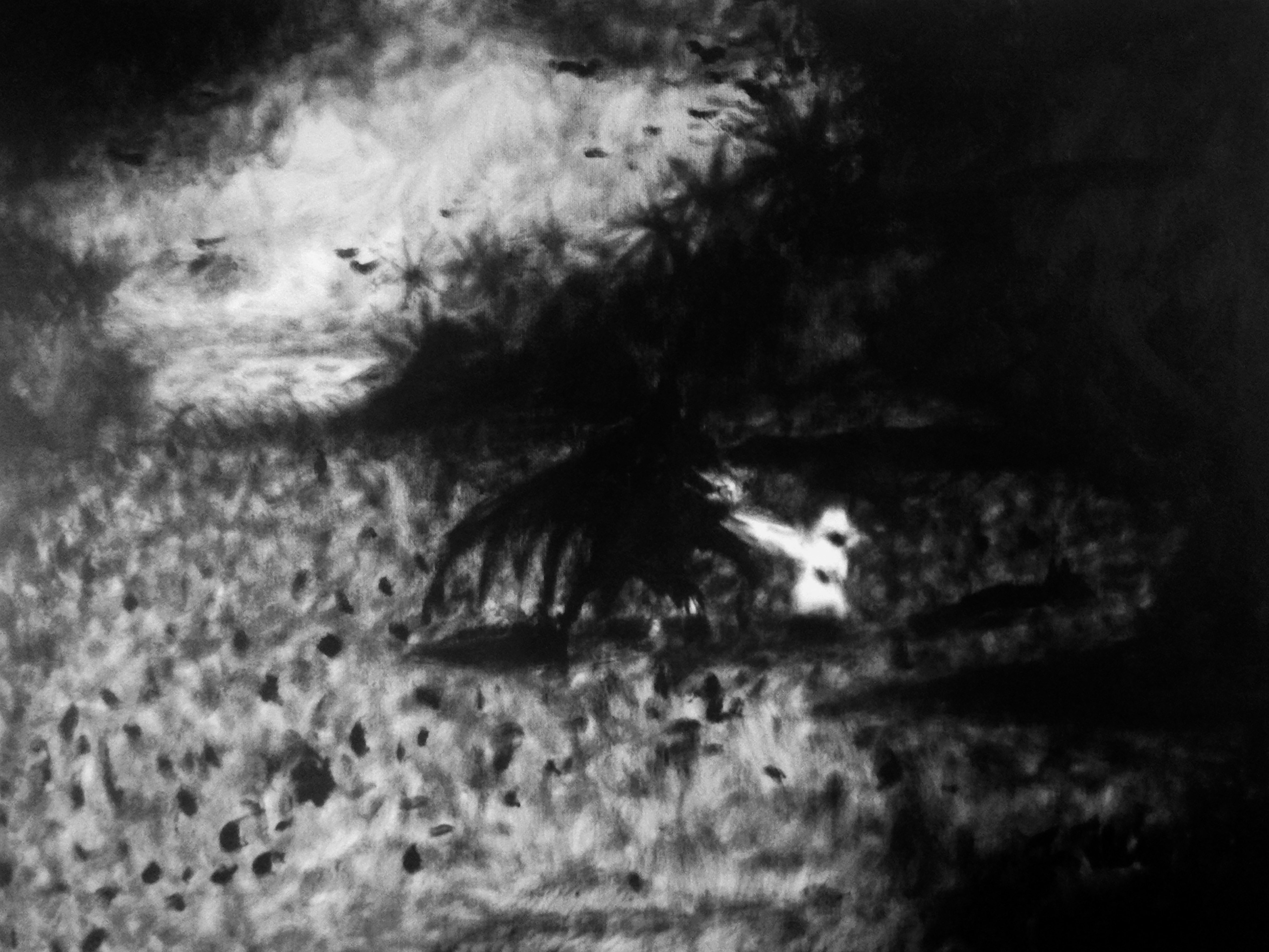 C.F.Heinke / Saving the demons, 60x80cm, Oil on canvas, 2021