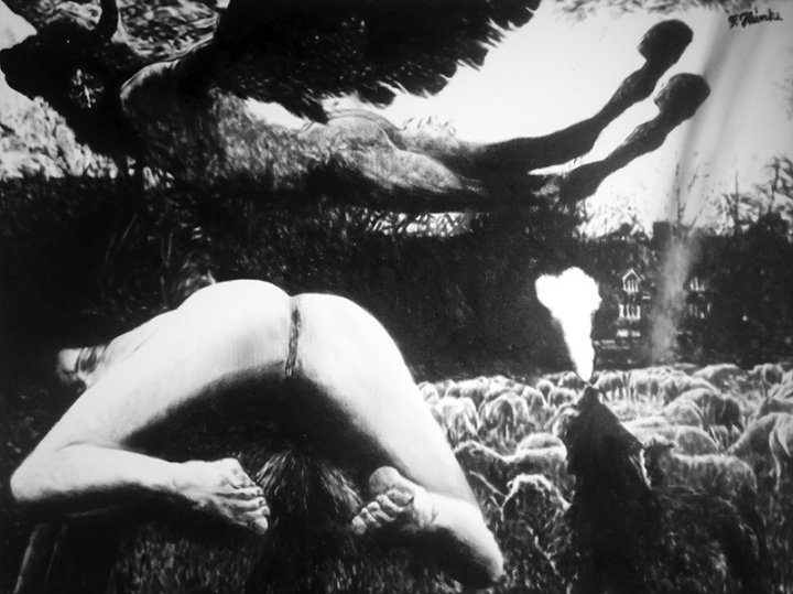 C.F.Heinke / Omen, 60x80cm, Oil on Canvas 2022