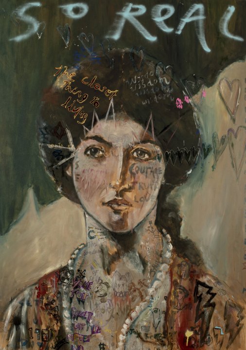 Sam Jackson / Chronicles, Mixed Media (Oil,Marker,Pencil,Spray Paint) on Board, 162x114cm, 2019