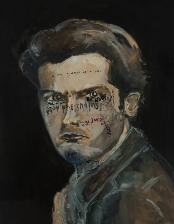 Sam Jackson / ´I am always with you', Oil on board (framed), 83x65cm, 2017